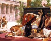 亚历山大卡巴内尔 - Cleopatra Testing Poisons on Condemned Prisoners